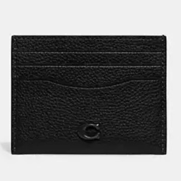 Coach Handbags - COACH CARD CASE BLACK BRAND NEW